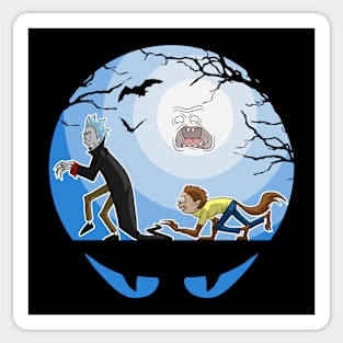 Rick on Halloween advantures Sticker